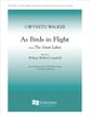 As Birds in Flight SATB choral sheet music cover